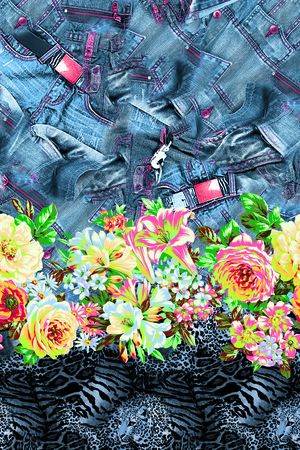 潮流大牌印花华亿平台图片