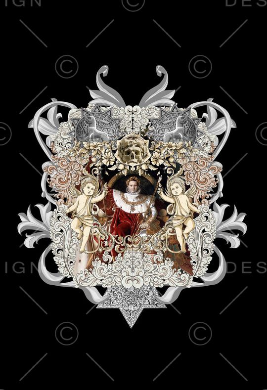 潮流时尚印花华亿平台图片