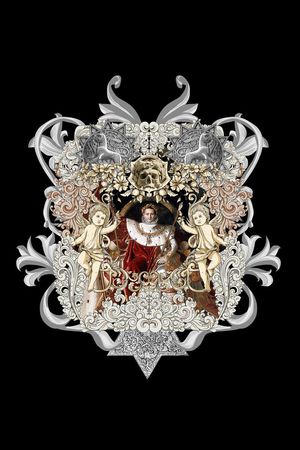 潮流时尚印花华亿平台图片