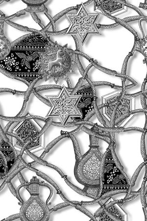 复古印花华亿平台图片