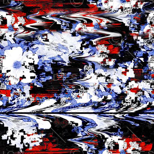 抽象印花华亿平台图片