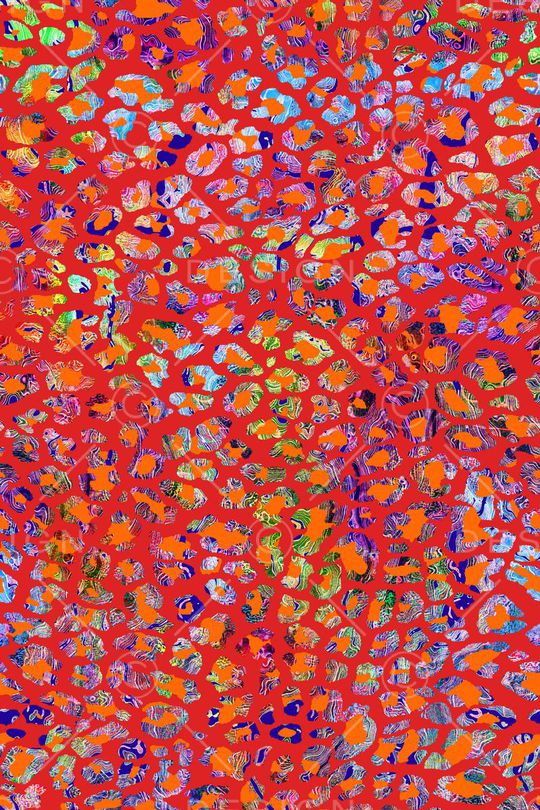 豹纹印花华亿平台图片