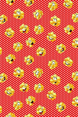 笑脸印花华亿平台图片