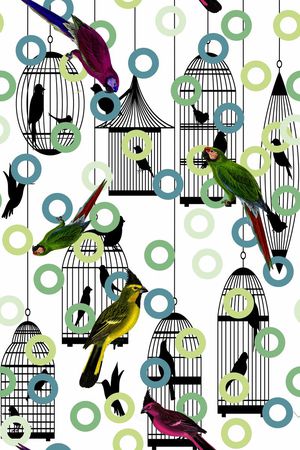 几何印花华亿平台图片