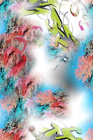 混搭印花华亿平台图片