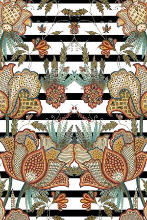 潮流时尚印花华亿平台图片