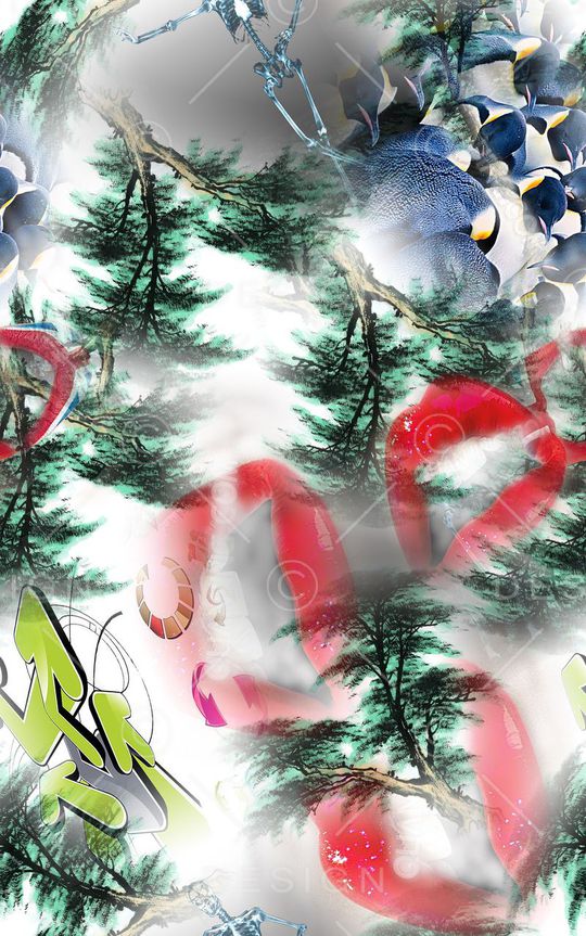 大嘴印花华亿平台图片