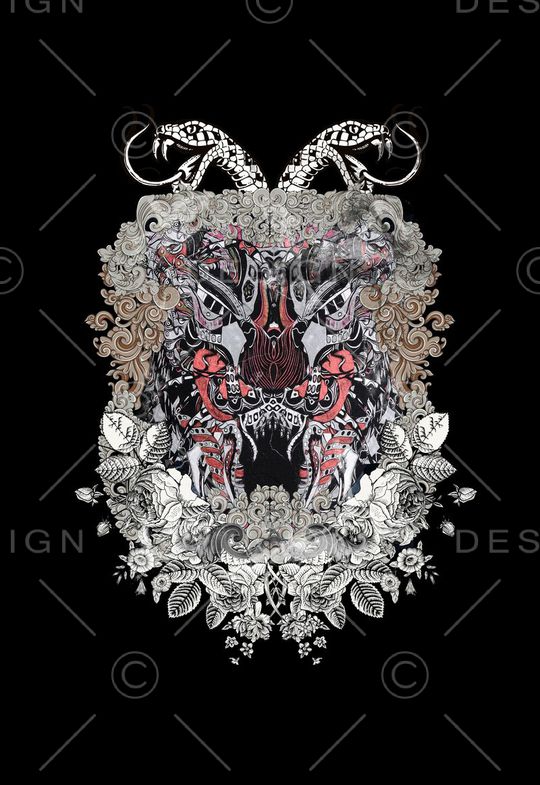 潮流时尚印花华亿平台图片