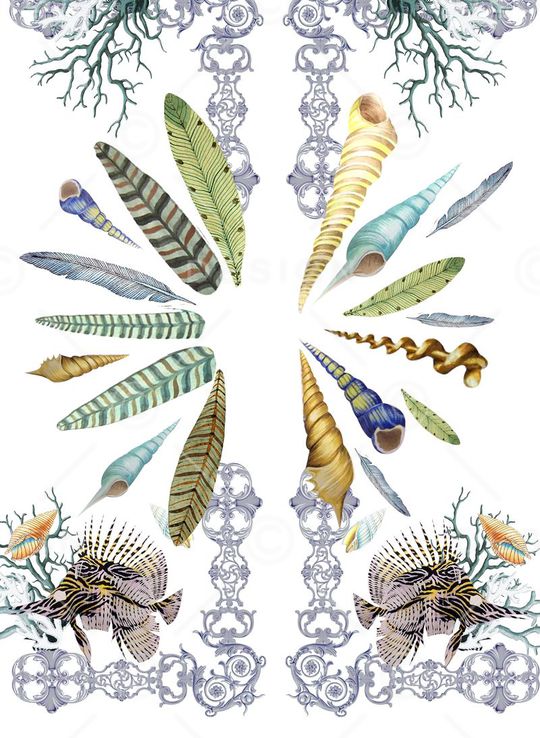 潮流时尚印花华亿平台图片