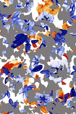 迷彩纹理印花华亿平台图片