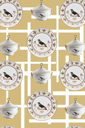 餐具印花华亿平台图片