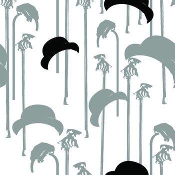 474700-满版帽子拐杖剪影华亿平台