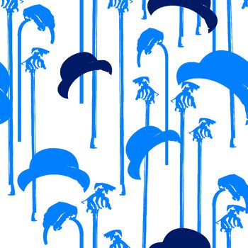 474701-满版帽子拐杖剪影华亿平台