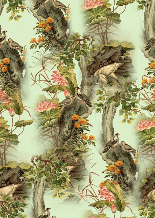 中国风印花华亿平台图片