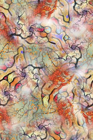 抽象印花华亿平台图片