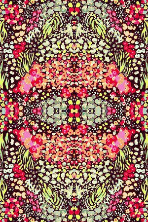 复古时尚印花华亿平台图片