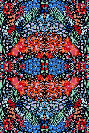 复古时尚印花华亿平台图片