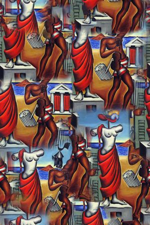 古罗马印花华亿平台图片