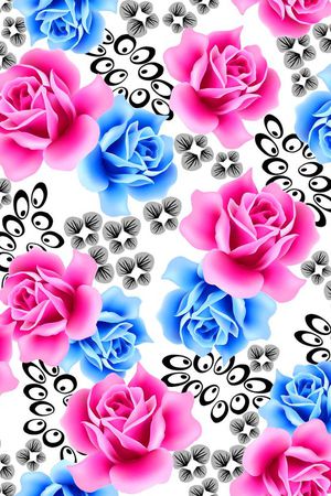 抽象几何底纹印花华亿平台图片