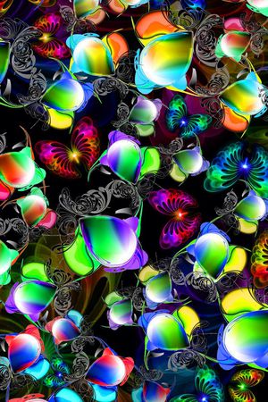 抽象几何印花华亿平台图片