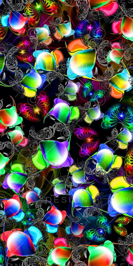 抽象几何印花华亿平台图片