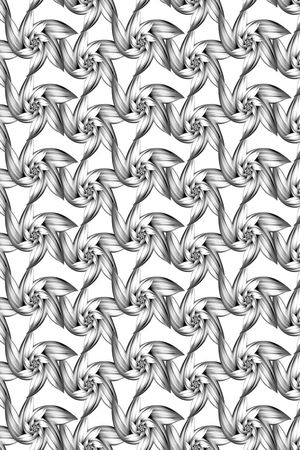 黑灰抽象大风车印花华亿平台图片