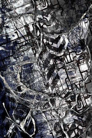 抽象印花华亿平台图片