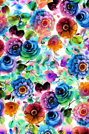 时尚 手绘印花华亿平台图片