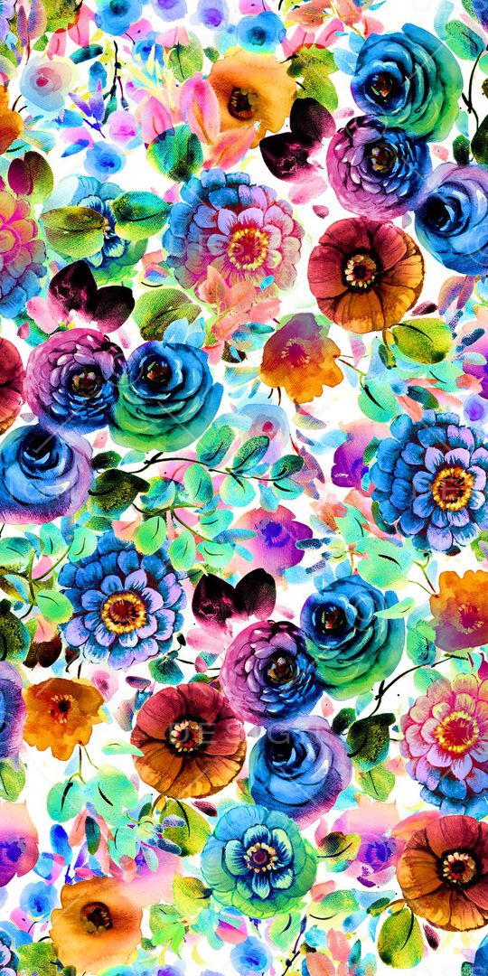 时尚 手绘印花华亿平台图片