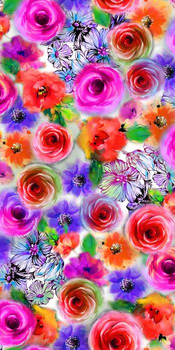 时尚 手绘印花华亿平台图片