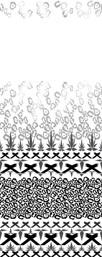 时尚 豹纹 几何印花华亿平台图片