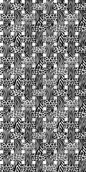 时尚格子 豹纹印花华亿平台图片