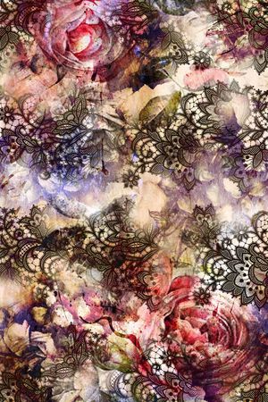 蕾丝印花华亿平台图片