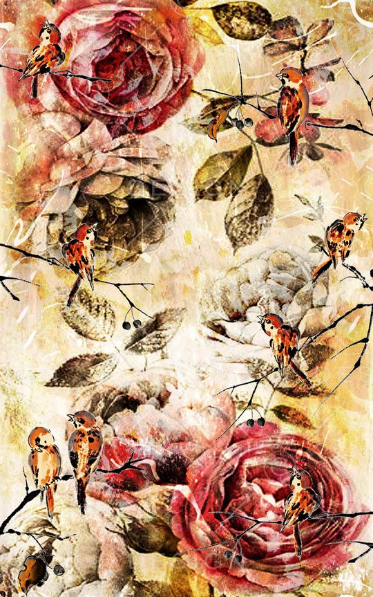 复古印花华亿平台图片