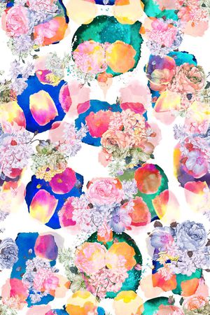 花瓣雨印花华亿平台图片