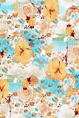 复古印花华亿平台图片