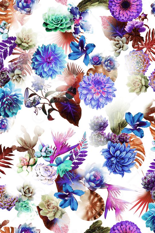 清新印花华亿平台图片