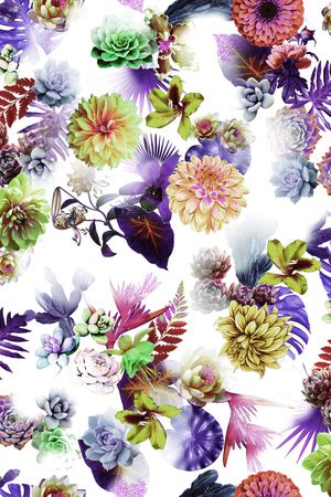 清新印花华亿平台图片