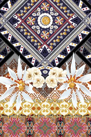 潮流时尚印花华亿平台图片