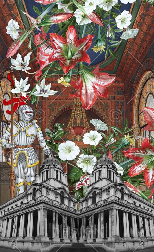 潮流时尚印花华亿平台图片