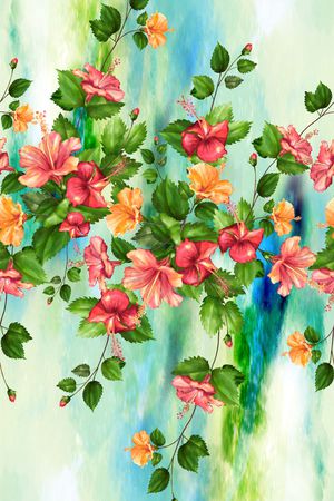 简约时尚印花华亿平台图片