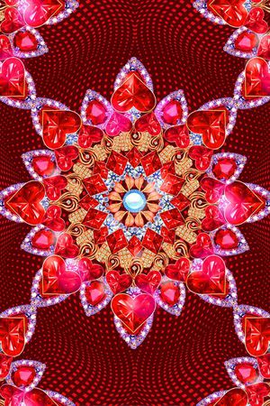 波点花卉印花华亿平台图片