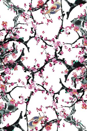 孔雀印花华亿平台图片