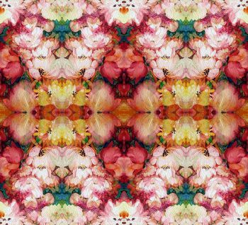 475191- 复古时尚油画花卉华亿平台 