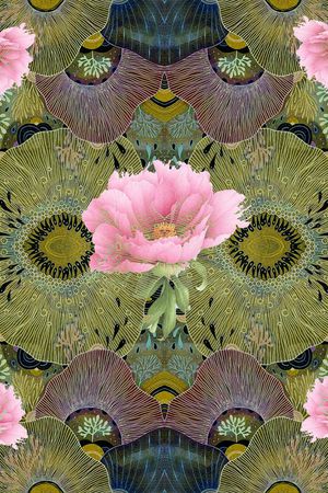 复古时尚印花华亿平台图片