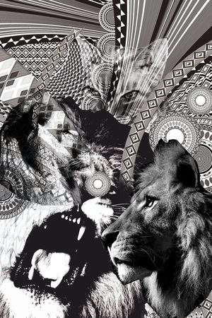 潮流时尚印花华亿平台图片