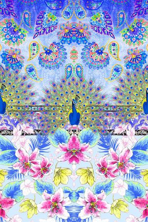 宫廷印花华亿平台图片