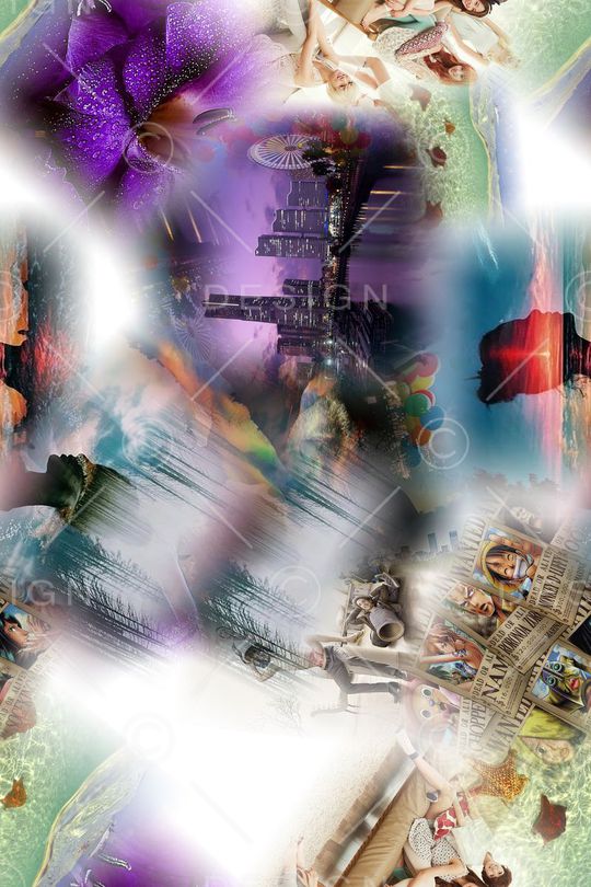 休闲时尚印花华亿平台图片