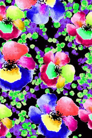 时尚抽象印花华亿平台图片