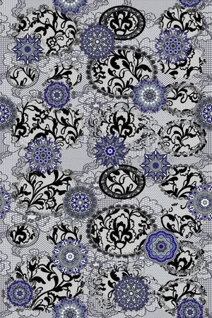 时尚元素印花华亿平台图片